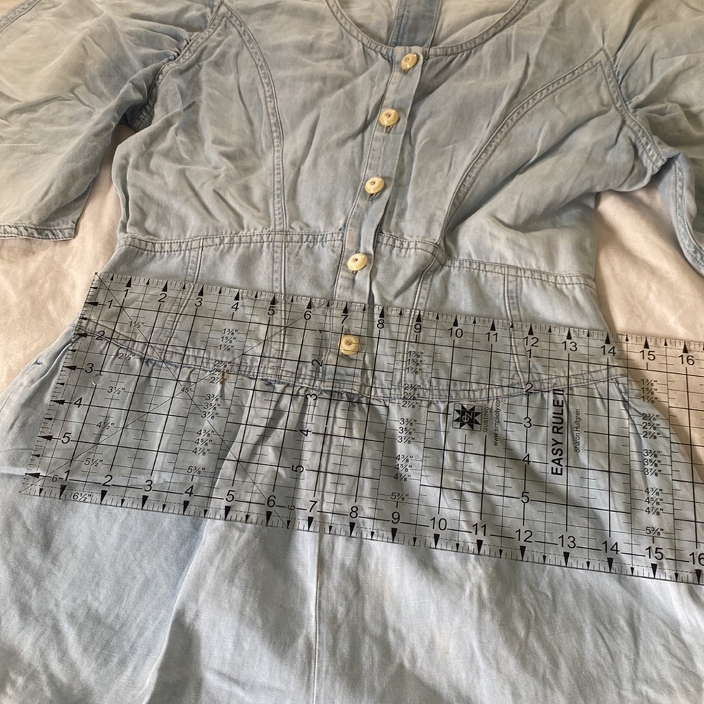 Vintage see by Chloe chambray corset romper 4 - Picture 11 of 17